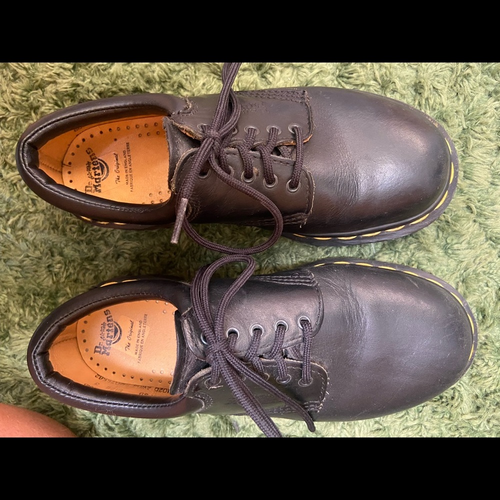 Black Dr. Martens Oxford Shoes
